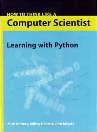 Portada de Aprenda a pensar como un programador con Python